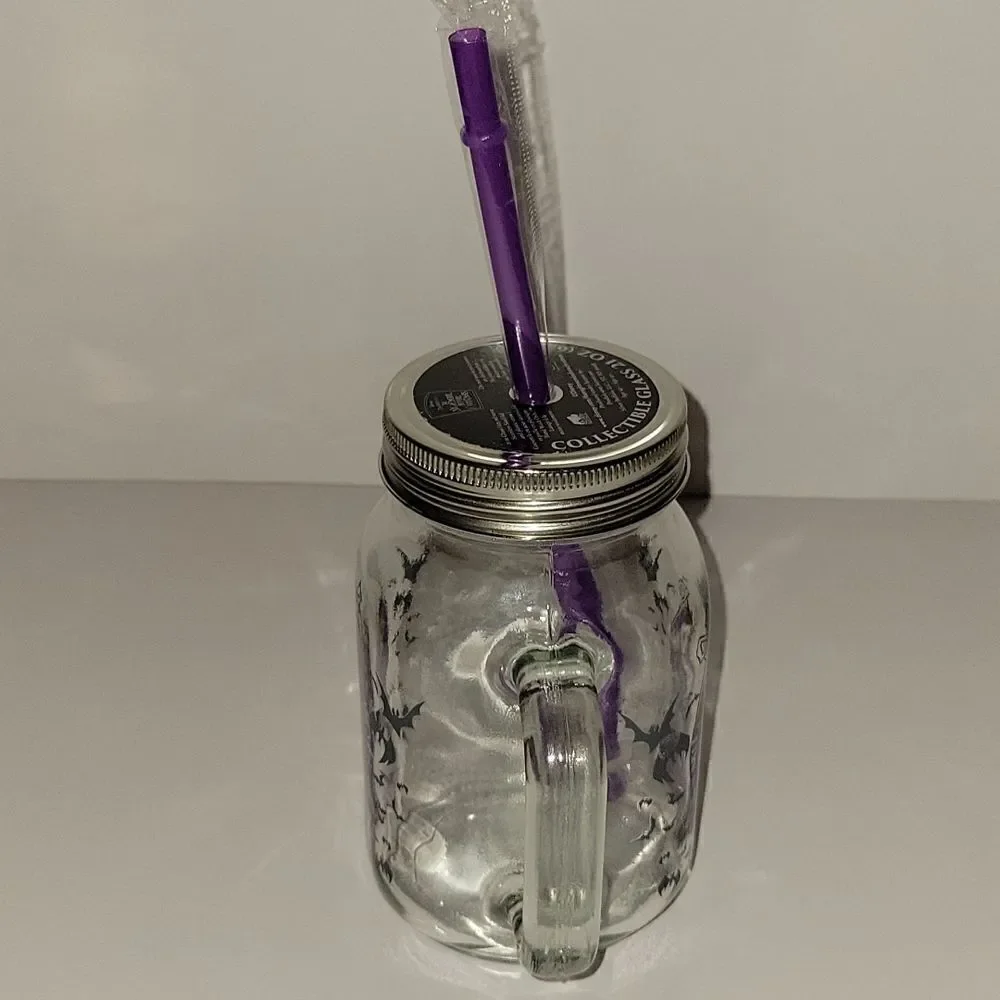 Nightmare before Christmas Mason Jar Jack Skellington NEW